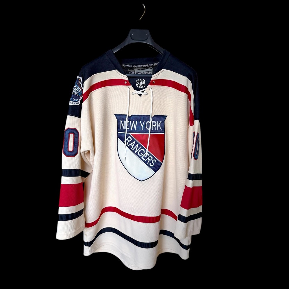 Henrik Lundqvist NY Rangers 2012 Winter Classic Reebok CCM Jersey Size 54